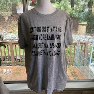 Cute statement t-shirt XL